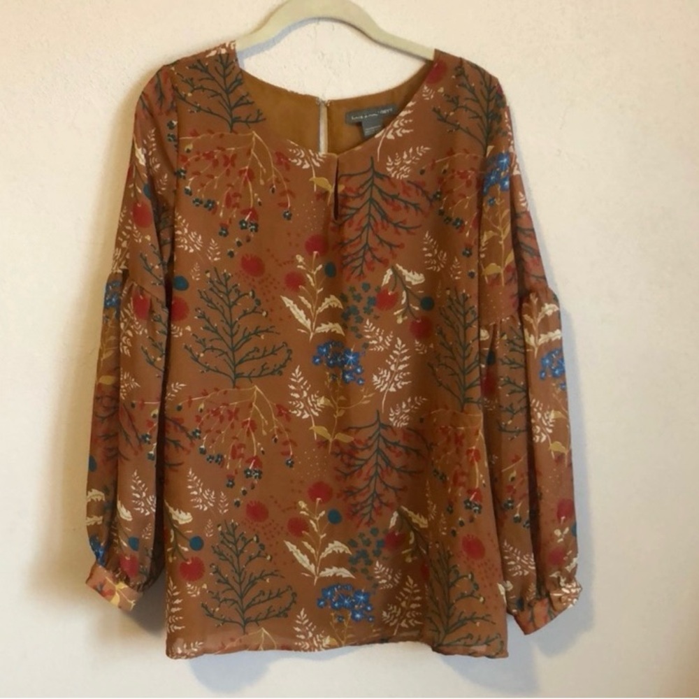 Wildflower Honey peasant top
